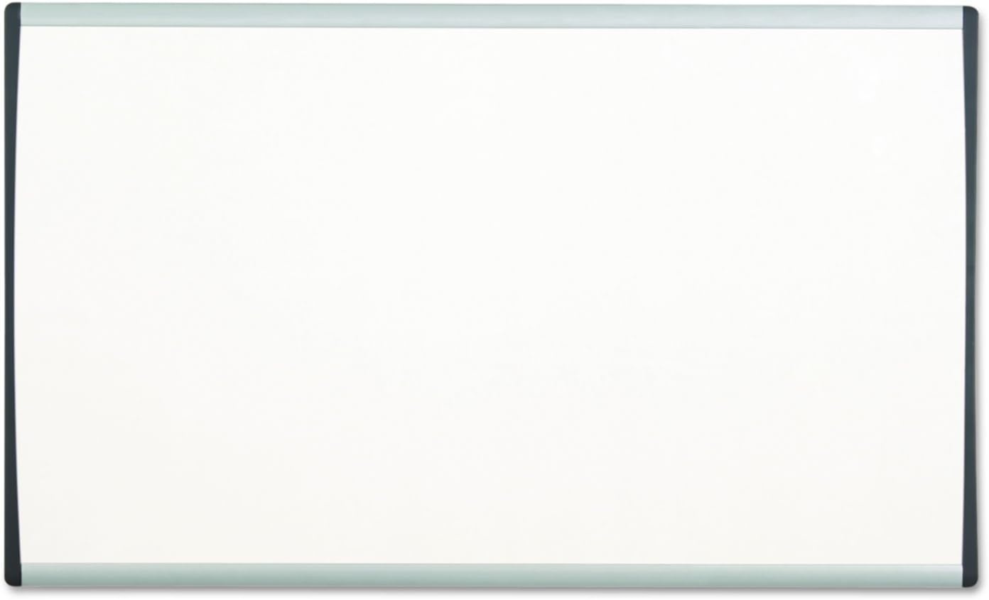 image:imageQuartet Bulletin Board 30 x 18 Corkboard Cubicle Arc Aluminum Frame ARCB301811W x 14H