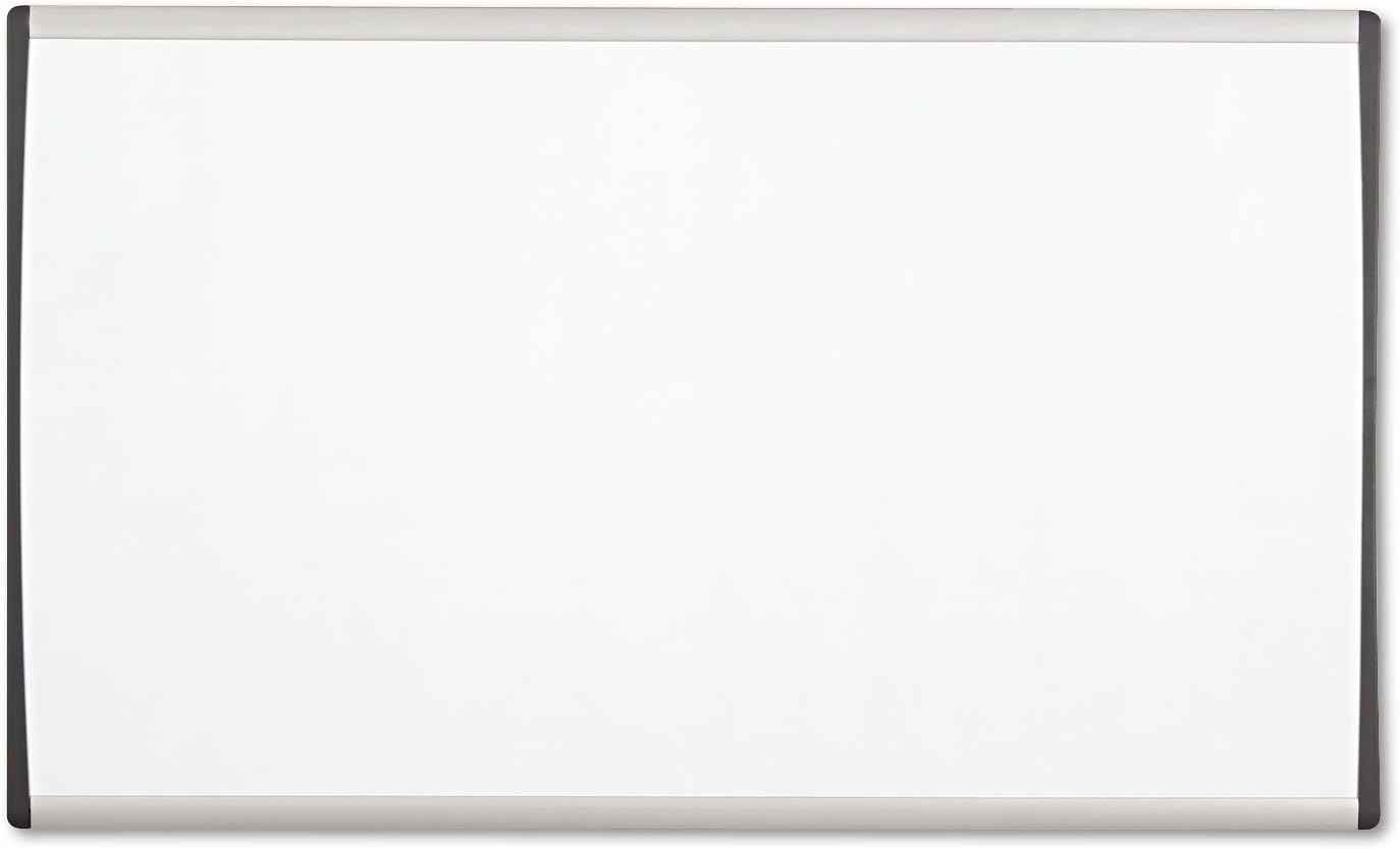image:imageQuartet Bulletin Board 30 x 18 Corkboard Cubicle Arc Aluminum Frame ARCB301830W x 18H