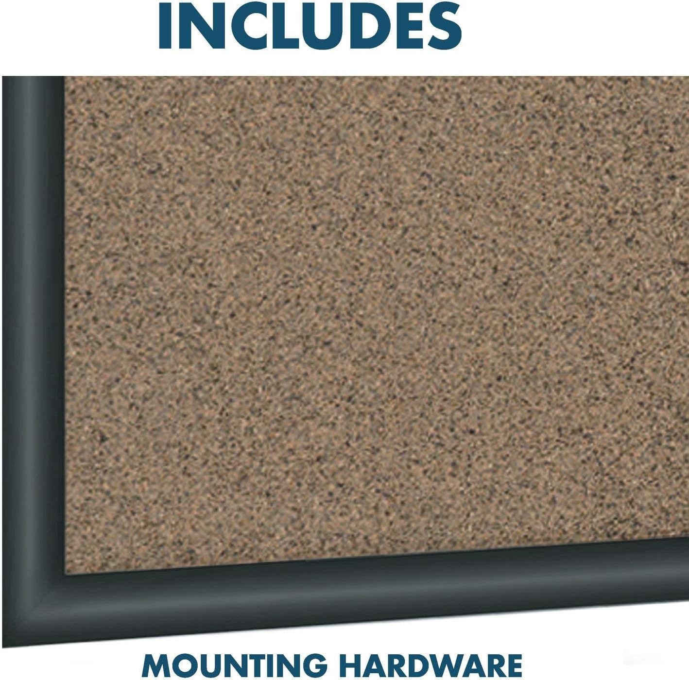 image:imageQuartet Combination Whiteboard amp Corkboard 3 x 2 Combo White Board amp Cork Board Oak Finish Frame S553Black Frame