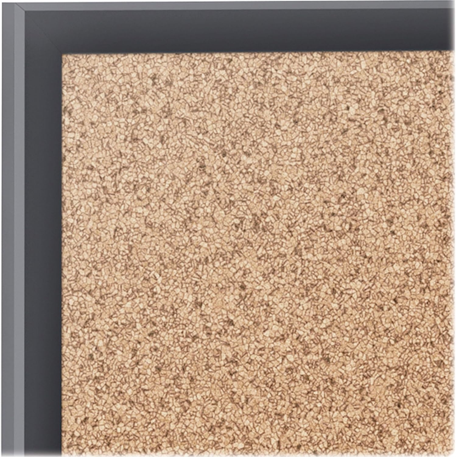 image:imageQuartet Cork Bulletin Board 24W x 18H Pin Board Black Aluminum Frame 2301BBlack