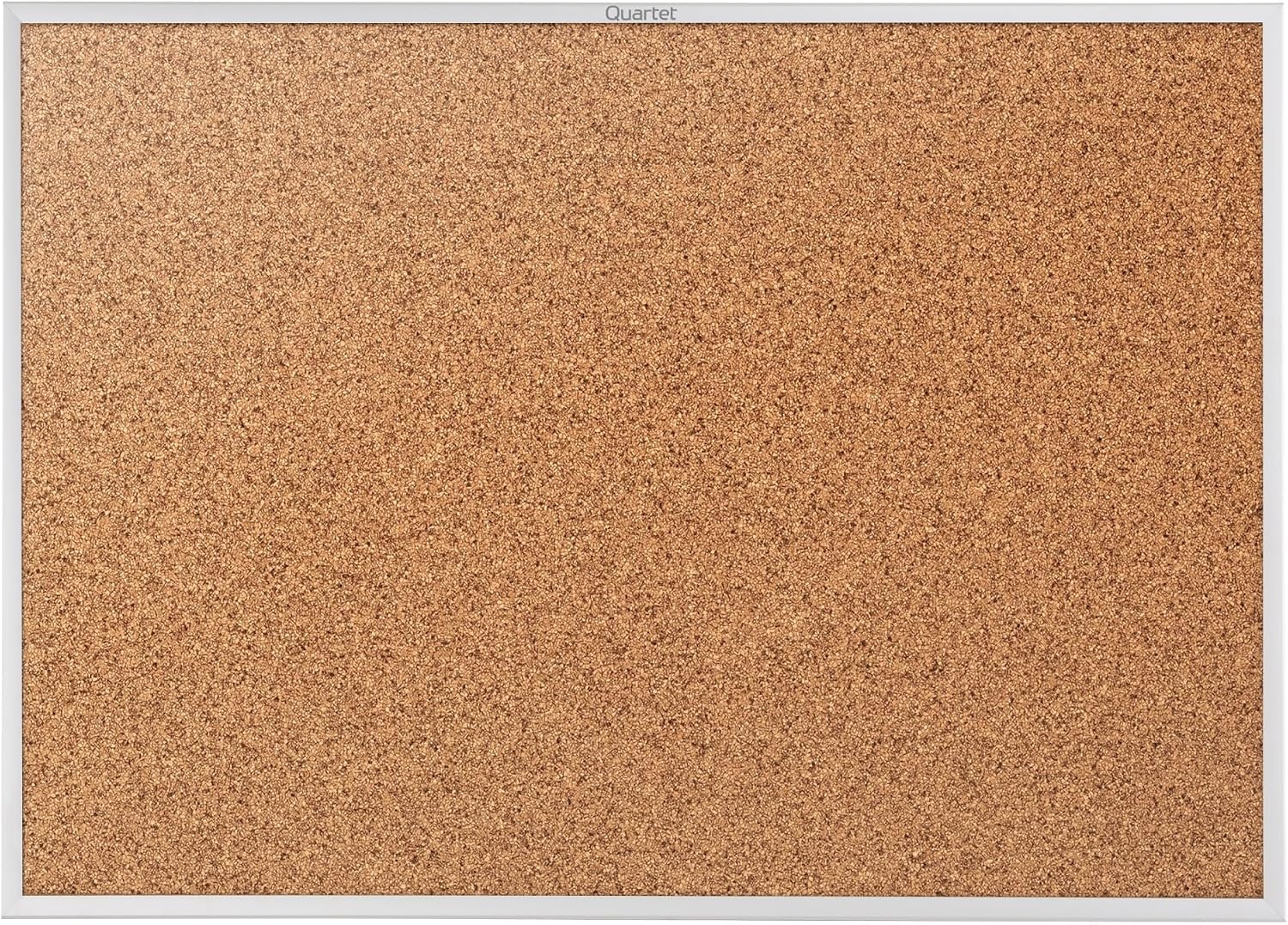 image:imageQuartet Cork Bulletin Board 24W x 18H Pin Board Black Aluminum Frame 2301BSilver