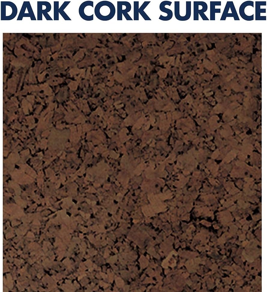 image:imageQuartet Cork Tiles Bulletin Board Cork Panels 12 x 12 x 316 Natural 4 Pack 102Dark