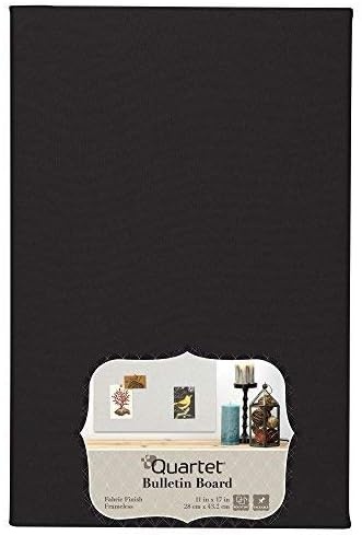 image:imageQuartet Corkboard Framed Bulletin Board 14 x 14 inches Cork Board Home Organization Black Frame 50722Fabric Bulletin Board
