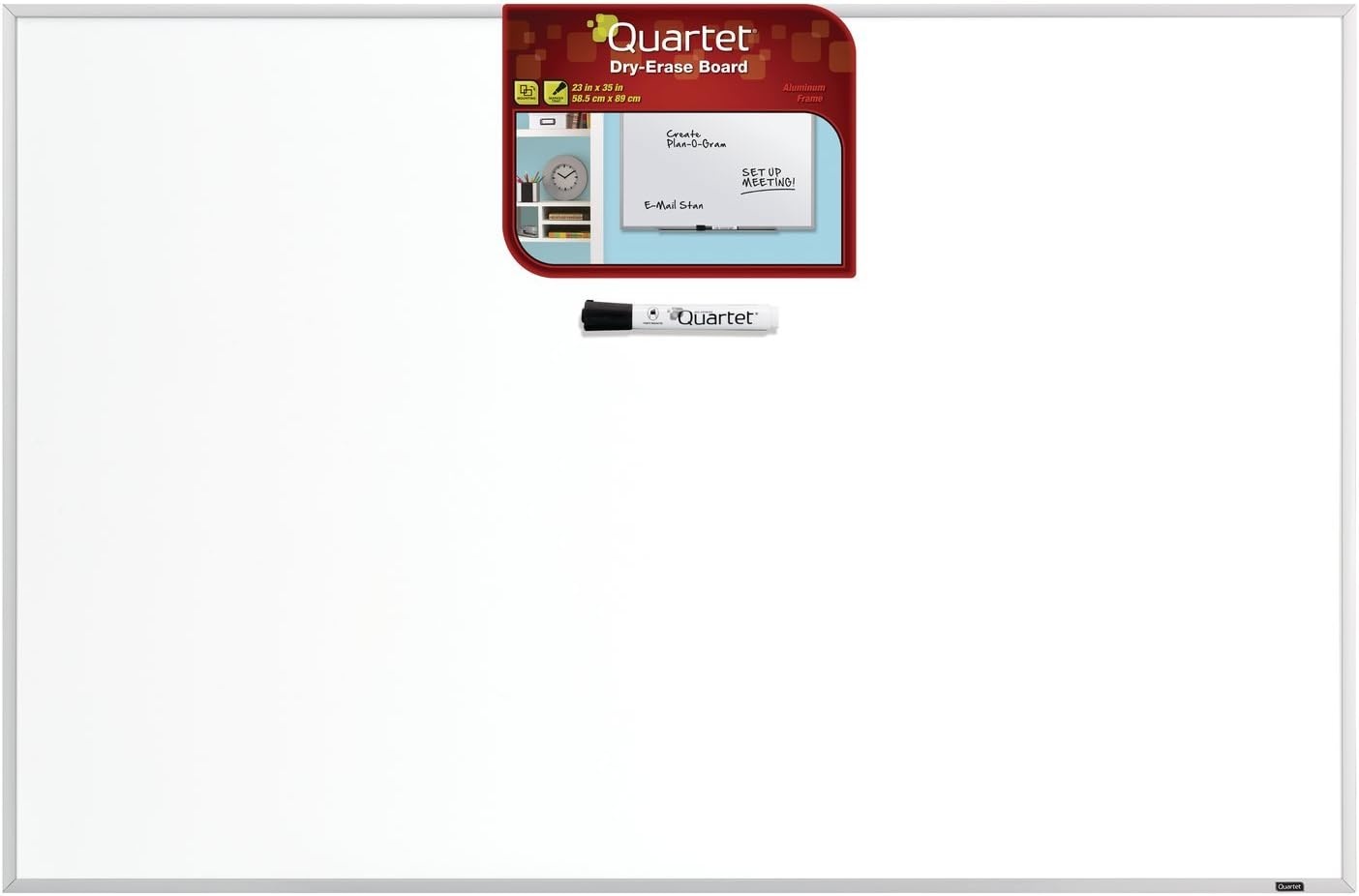 image:imageQuartet Dry Erase Board Melamine Board 17 x 23 Silver Aluminum Frame 75112B