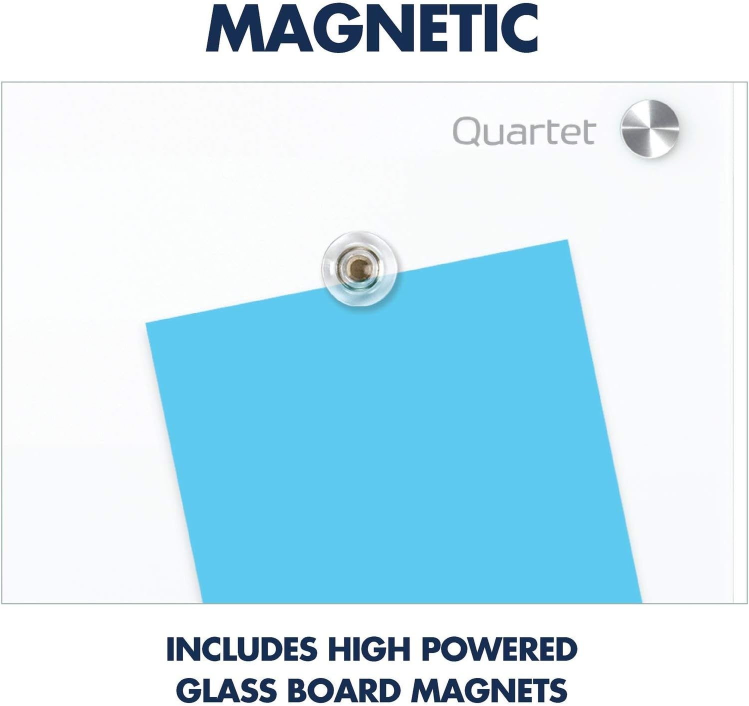 image:imageQuartet Dry Erase Board Magnetic Whiteboard 36 x 24 Glass Board for Wall Infinity Brilliance White G23624W72 x 48