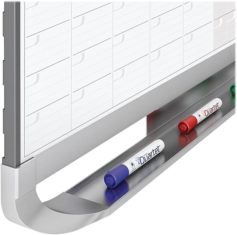 image:imageQuartet Dry Erase Calendar Board Planner Magnetic Whiteboard 3 x 2 Yearly Total Erase Surface Prestige 2 CP32P24 Months