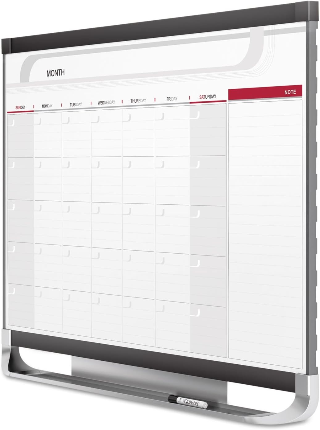 image:imageQuartet Dry Erase Calendar Board Planner Magnetic Whiteboard 3 x 2 Yearly Total Erase Surface Prestige 2 CP32P2Monthly