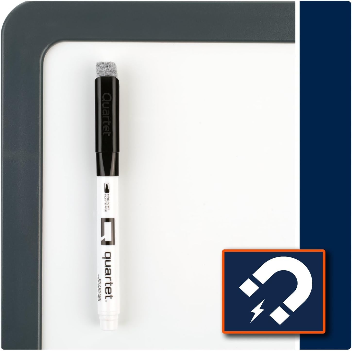 image:imageQuartet Dry Erase Markers Fine Tip White Board Dry Erase Markers with DryGuard Ink Protection Office Essentials Black 36 Pack Q120Z01RBlack