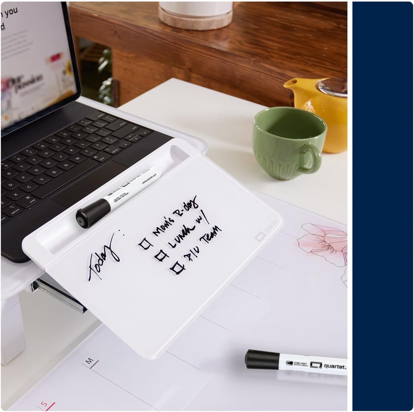 image:imageQuartet Dry Erase Markers Fine Tip White Board Dry Erase Markers with DryGuard Ink Protection Office Essentials Black 36 Pack Q120Z01RBlack