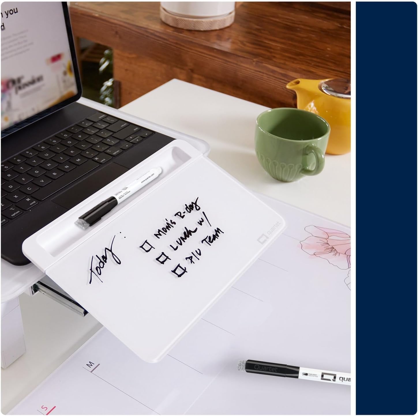 image:imageQuartet Dry Erase Markers Fine Tip White Board Dry Erase Markers with DryGuard Ink Protection Office Essentials Black 36 Pack Q120Z01RBlack