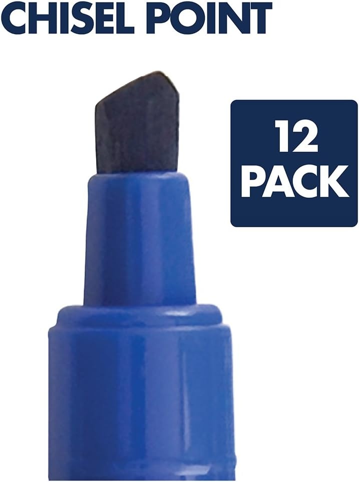 image:imageQuartet Dry Erase Markers Whiteboard Markers Chisel Tip EnduraGlide White Board Dry Erase Pens for Teachers Home School amp Office Supplies Blue 12 Pack 50013MAssorted Classic
