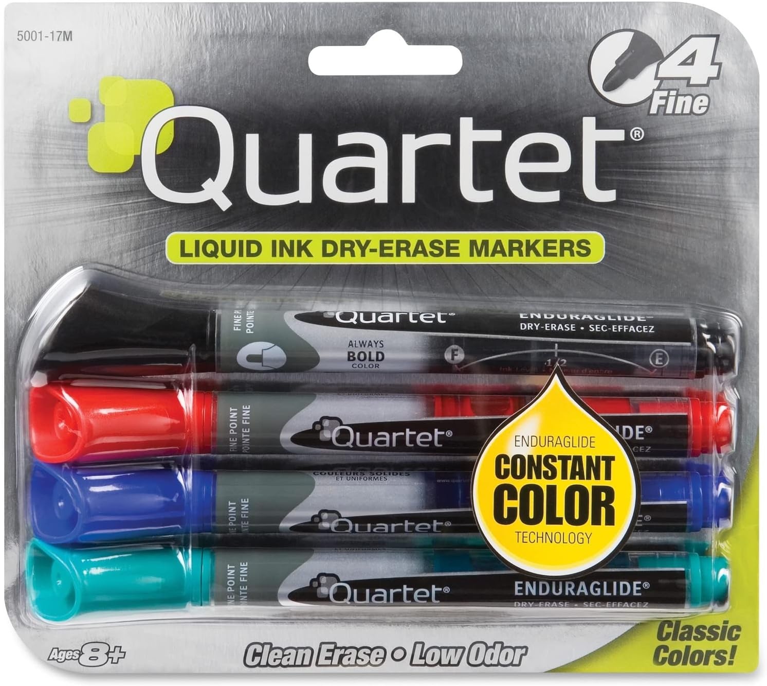 image:imageQuartet Dry Erase Markers Whiteboard Markers Chisel Tip EnduraGlide White Board Dry Erase Pens for Teachers Home School amp Office Supplies Blue 12 Pack 50013MAssorted