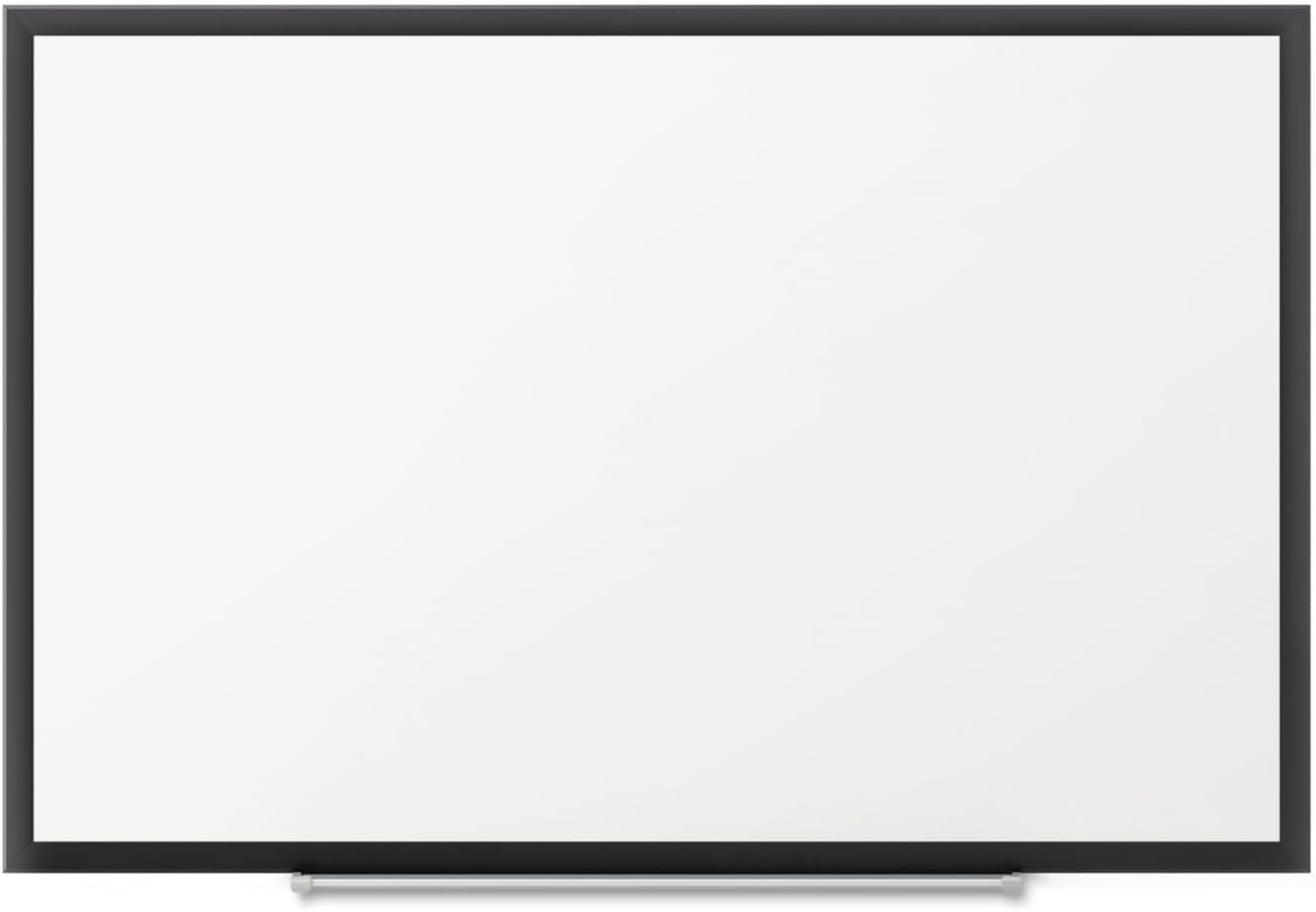 image:imageQuartet Dry Erase White Board 60W x 36H Magnetic Whiteboard NanoClean Silver Aluminum Frame SM535Black