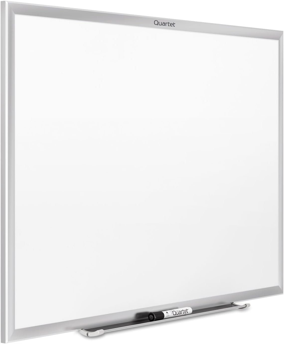 image:imageQuartet Dry Erase White Board 60W x 36H Magnetic Whiteboard NanoClean Silver Aluminum Frame SM535Silver