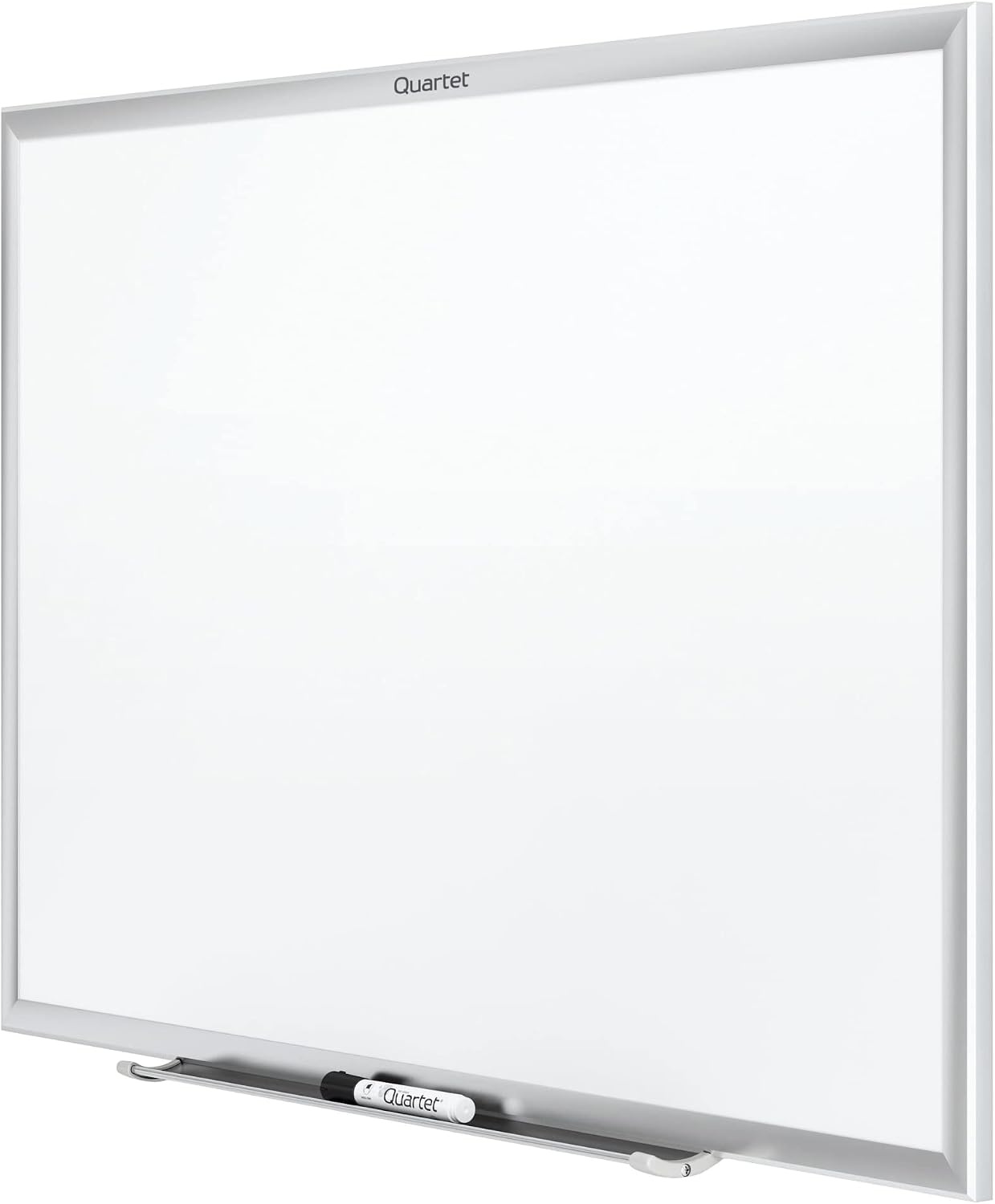 image:imageQuartet Dry Erase White Board 60W x 36H Magnetic Whiteboard NanoClean Silver Aluminum Frame SM535Silver