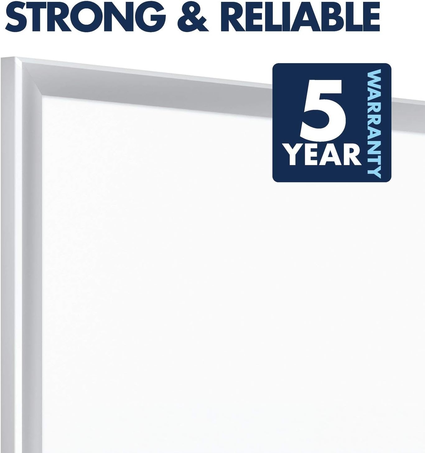 image:imageQuartet Dry Erase White Board 60W x 36H Magnetic Whiteboard NanoClean Silver Aluminum Frame SM535Silver