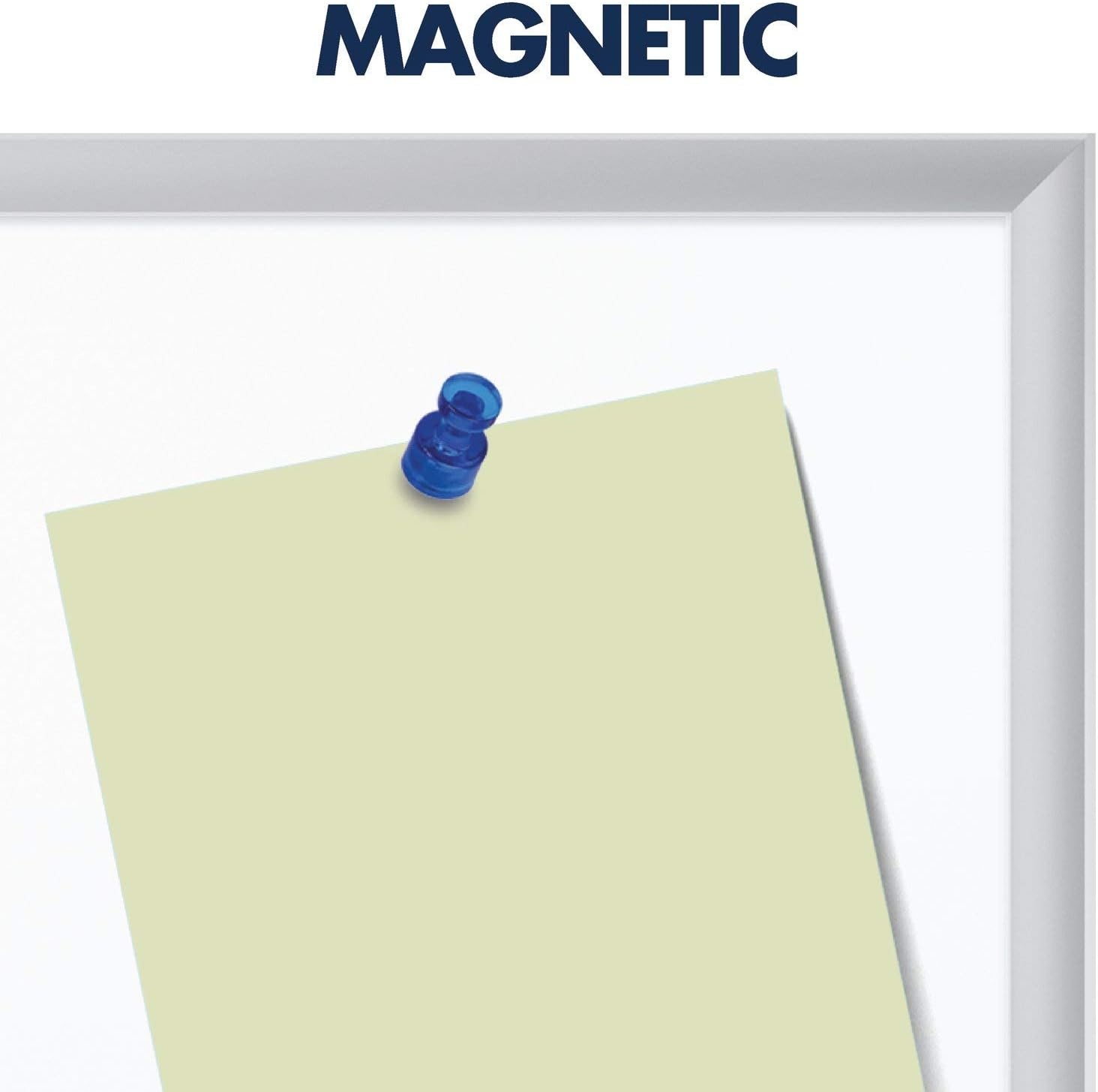 image:imageQuartet Dry Erase White Board 60W x 36H Magnetic Whiteboard NanoClean Silver Aluminum Frame SM535Silver
