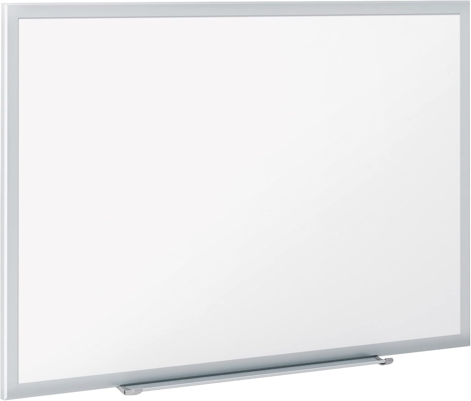 image:imageQuartet Dry Erase White Board 60W x 36H Magnetic Whiteboard NanoClean Silver Aluminum Frame SM535Silver