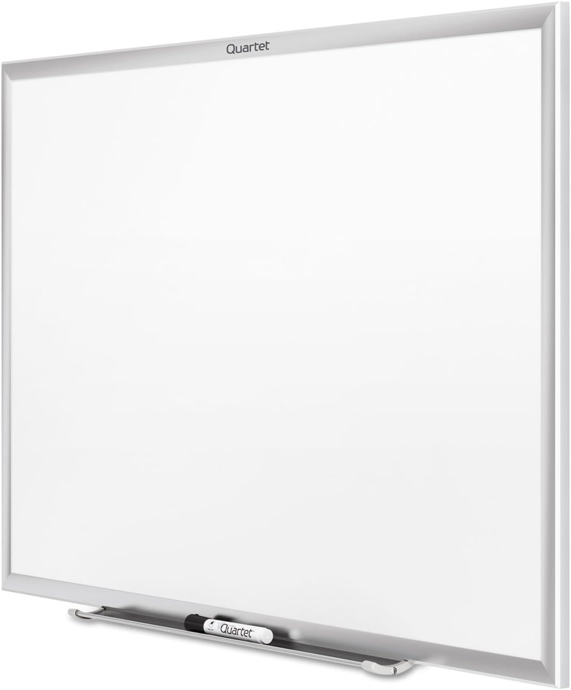 image:imageQuartet Dry Erase White Board 60W x 36H Magnetic Whiteboard NanoClean Silver Aluminum Frame SM535Silver