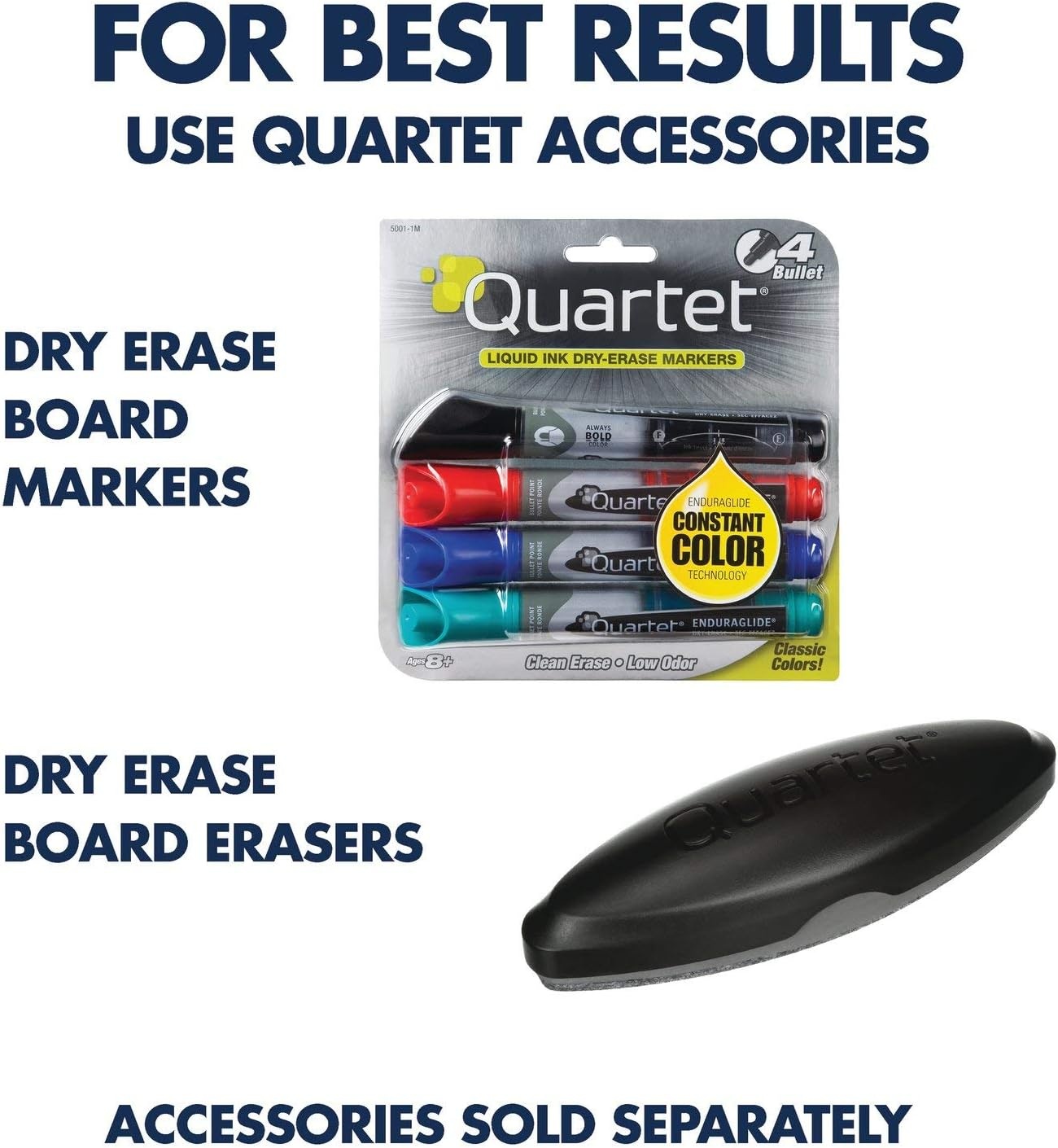 image:imageQuartet Dry Erase White Board 60W x 36H Magnetic Whiteboard NanoClean Silver Aluminum Frame SM535Silver