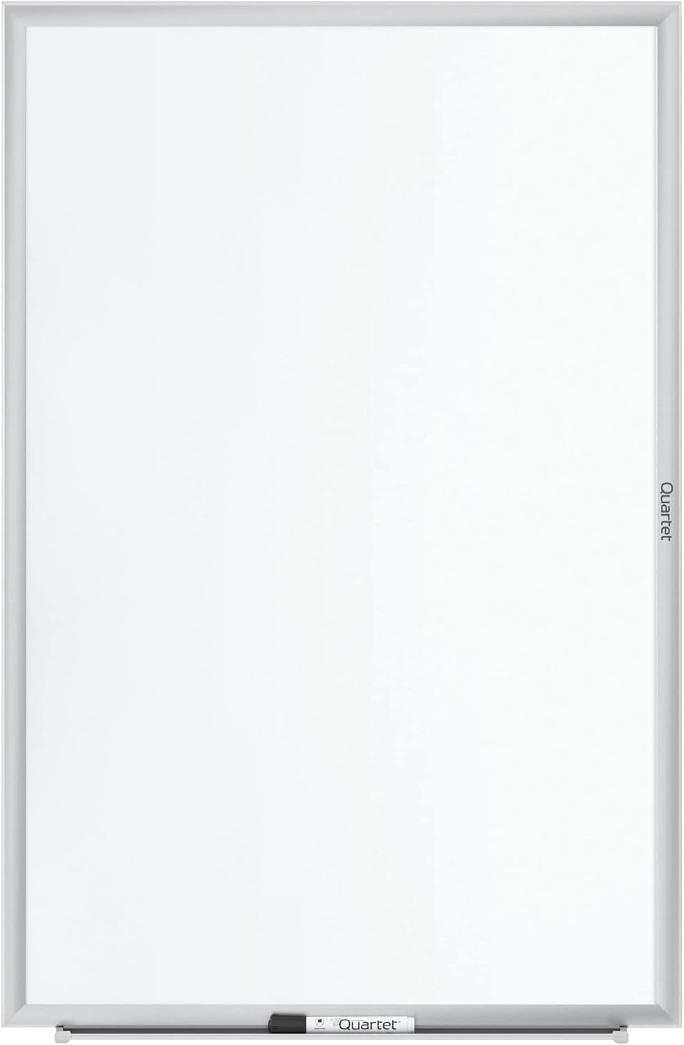 image:imageQuartet Dry Erase White Board 60W x 36H Magnetic Whiteboard NanoClean Silver Aluminum Frame SM535Silver