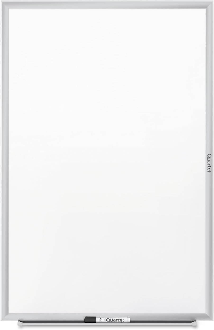 image:imageQuartet Dry Erase White Board 96W x 48H NonMagnetic Whiteboard Total Erase Silver Aluminum Frame S538Silver