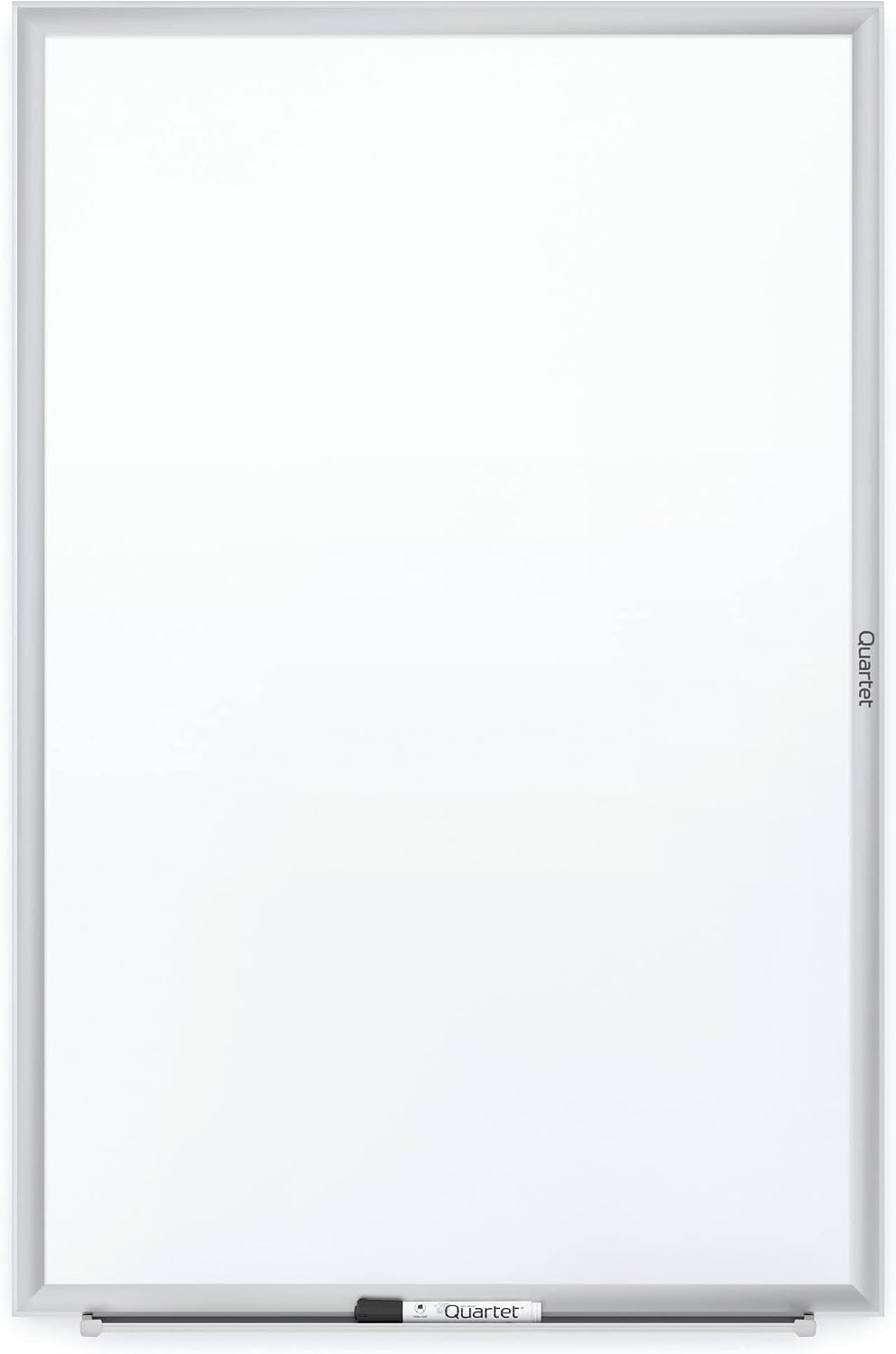 image:imageQuartet Dry Erase White Board 96W x 48H NonMagnetic Whiteboard Total Erase Silver Aluminum Frame S538Silver