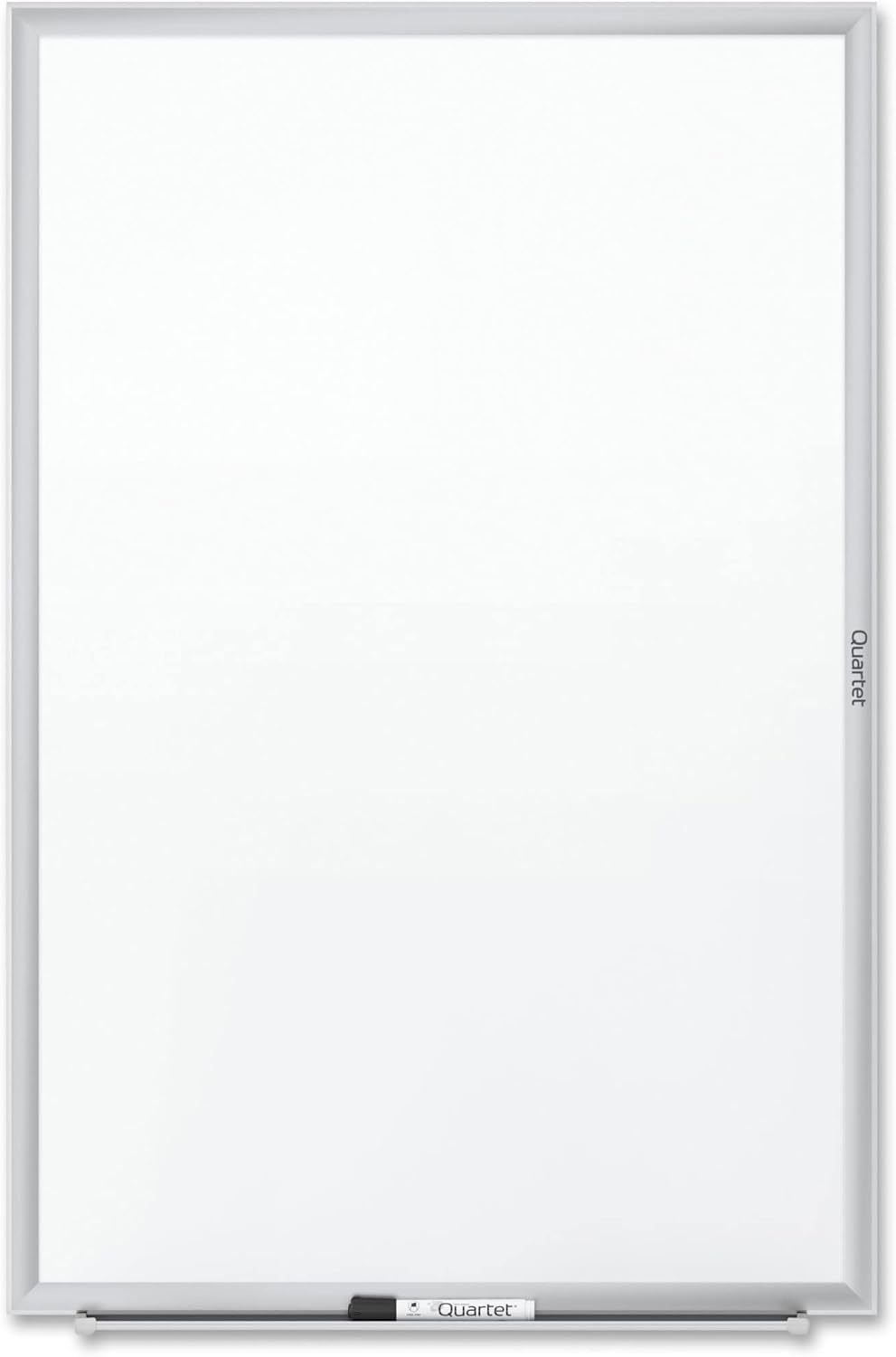 image:imageQuartet Dry Erase White Board 96W x 48H NonMagnetic Whiteboard Total Erase Silver Aluminum Frame S538Silver