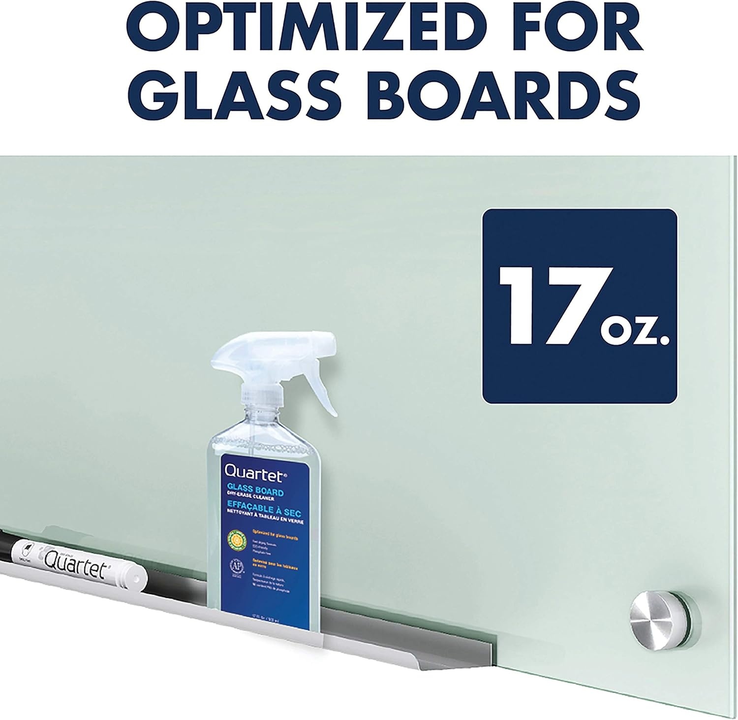 image:imageQuartet Dry Erase White Board Cleaning Spray Glass Whiteboard Cleaner Orange Scented 17 fl oz 562