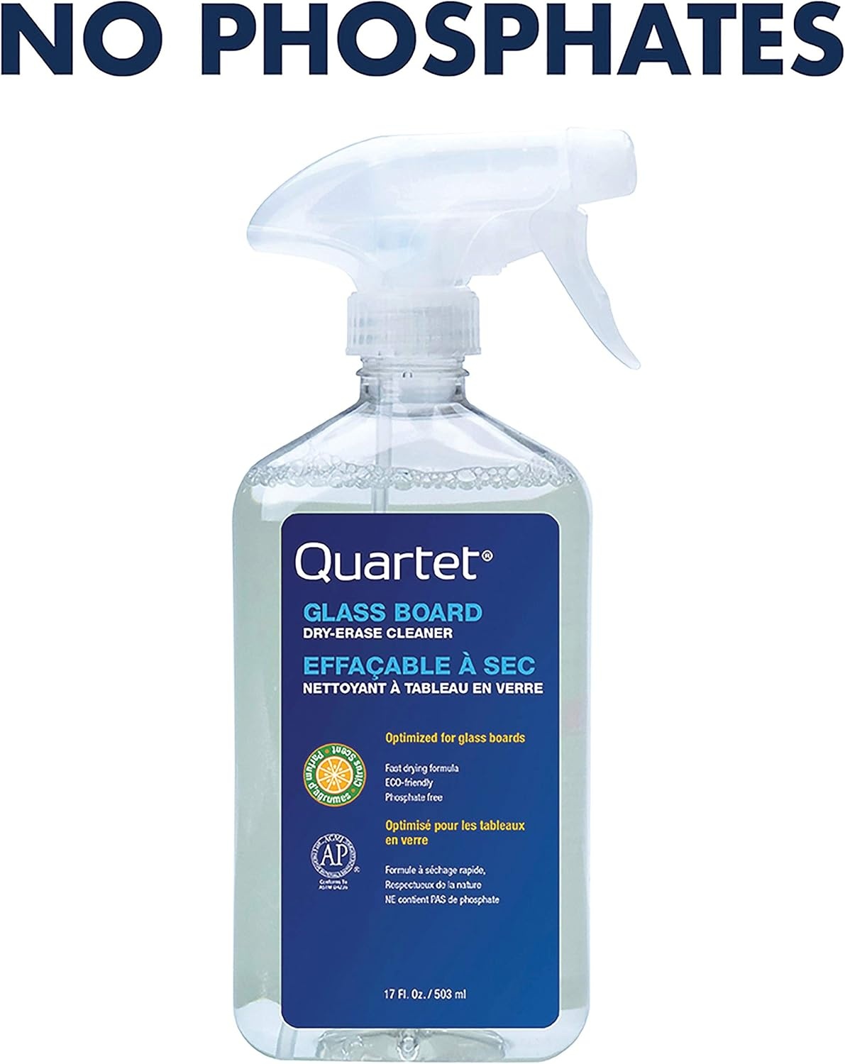 image:imageQuartet Dry Erase White Board Cleaning Spray Glass Whiteboard Cleaner Orange Scented 17 fl oz 562