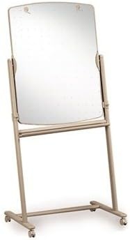 image:imageQuartet Easel 72 High 31 x 41 Total Erase Whiteboard Reversibile Mobile Neutral Frame 300TE