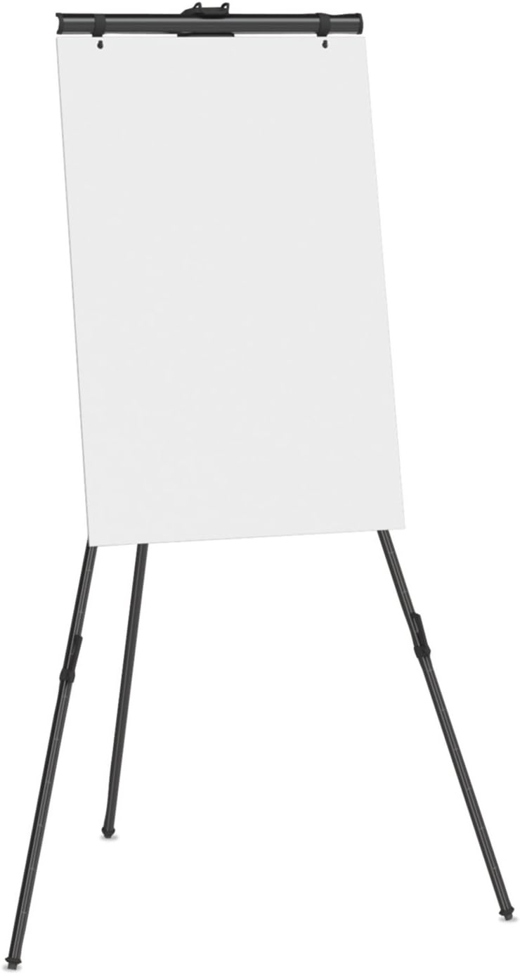 image:imageQuartet Easel Aluminum Lightweight Telescoping 66 Max Height Supports 25 lbs Black 51EBlack