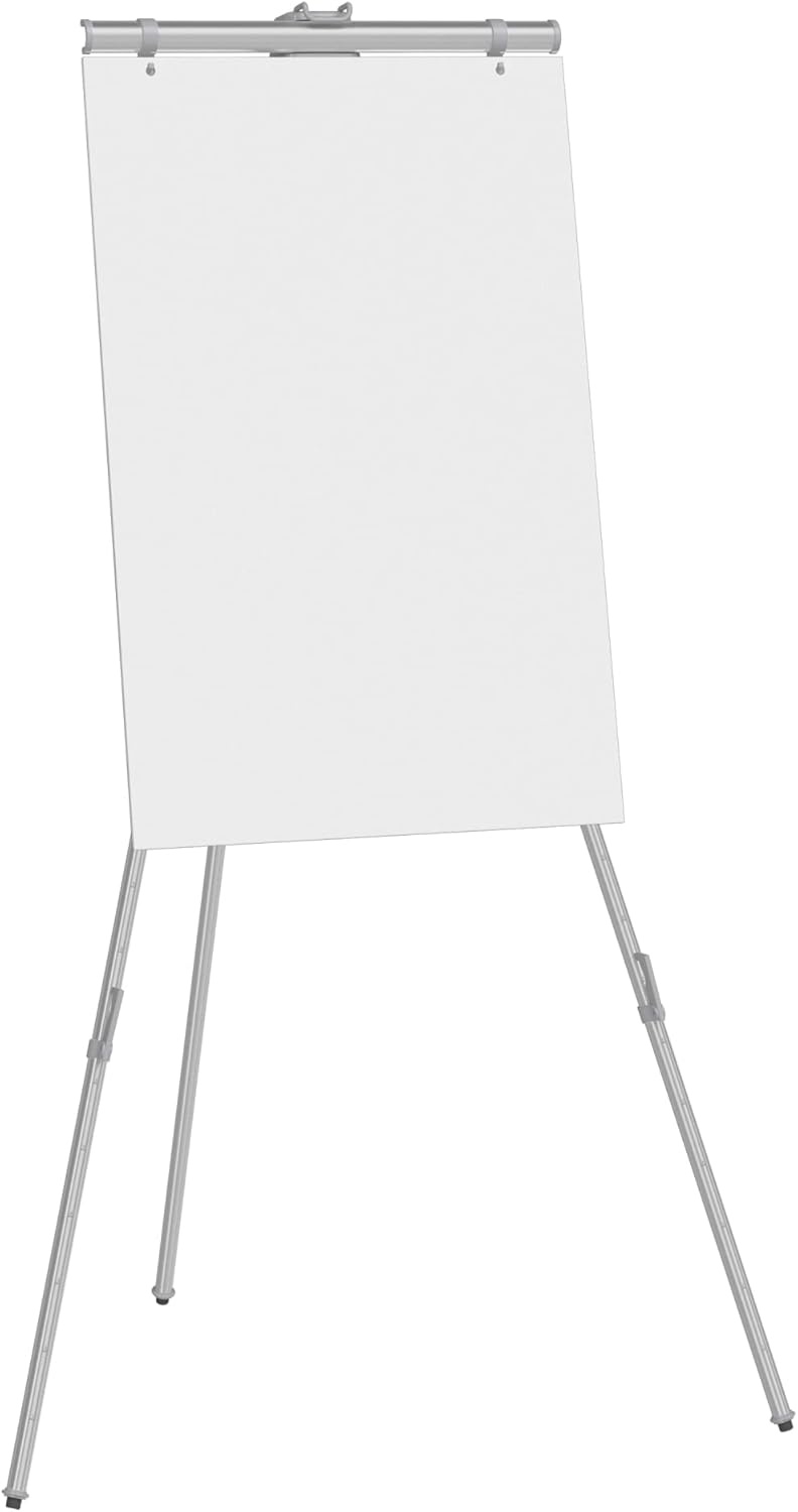 image:imageQuartet Easel Aluminum Lightweight Telescoping 66 Max Height Supports 25 lbs Black 51ESilver