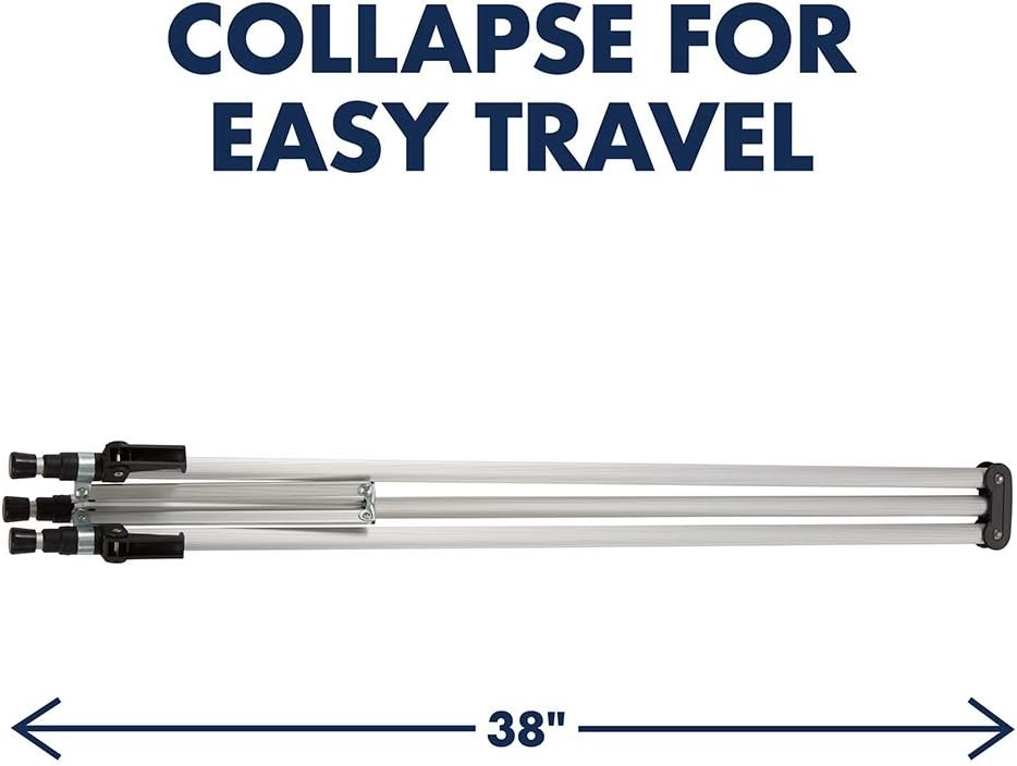 image:imageQuartet Easel Aluminum Lightweight Telescoping 66 Max Height Supports 25 lbs Black 51ESilver