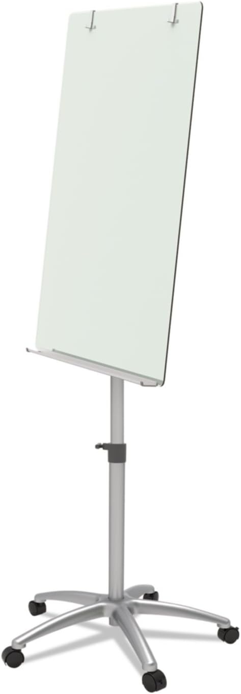 image:imageQuartet Easel Magnetic Glass Whiteboard 4 x 3 Reversible Portable Flip Chart Holder Infinity ECM43G36W x 67H