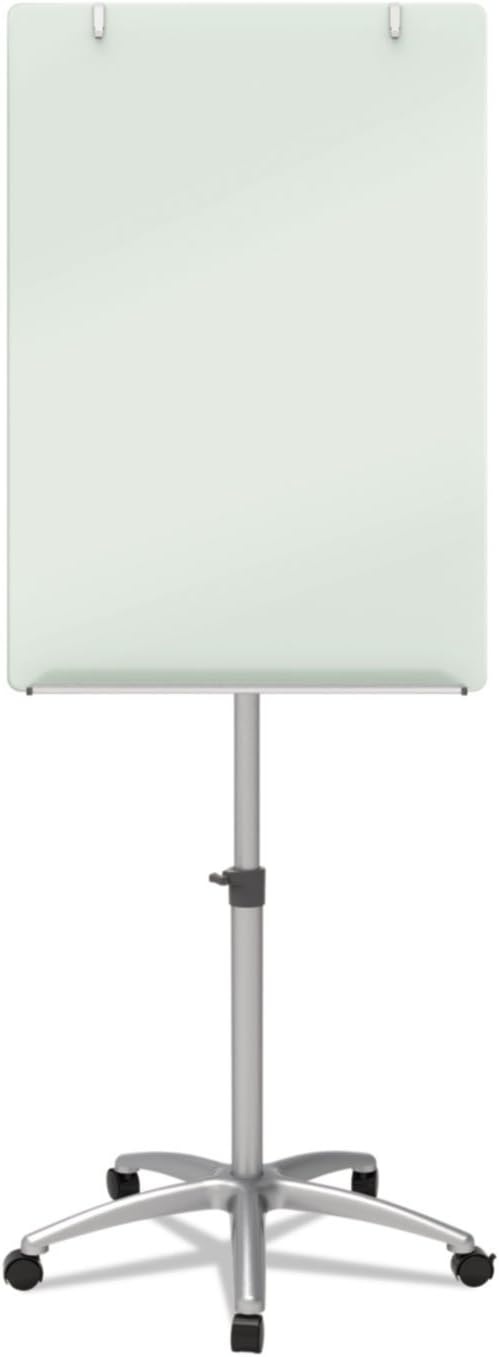 image:imageQuartet Easel Magnetic Glass Whiteboard 4 x 3 Reversible Portable Flip Chart Holder Infinity ECM43G36W x 67H