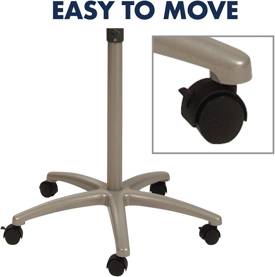 image:imageQuartet Easel Magnetic WhiteboardFlipchart 3 x 2 Compass Mobile Presentation Graphite Frame ECM32EU36W x 77H