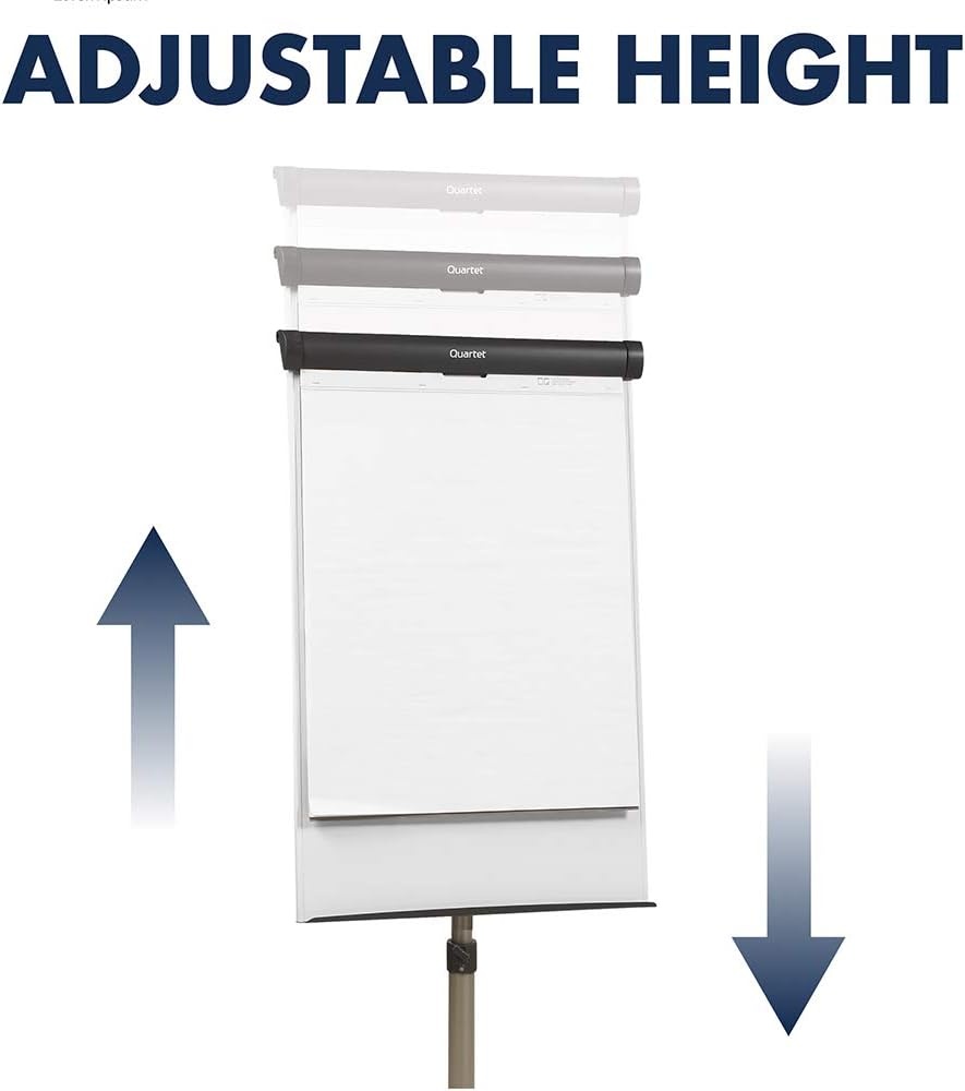 image:imageQuartet Easel Magnetic WhiteboardFlipchart 3 x 2 Compass Mobile Presentation Graphite Frame ECM32EU36W x 77H