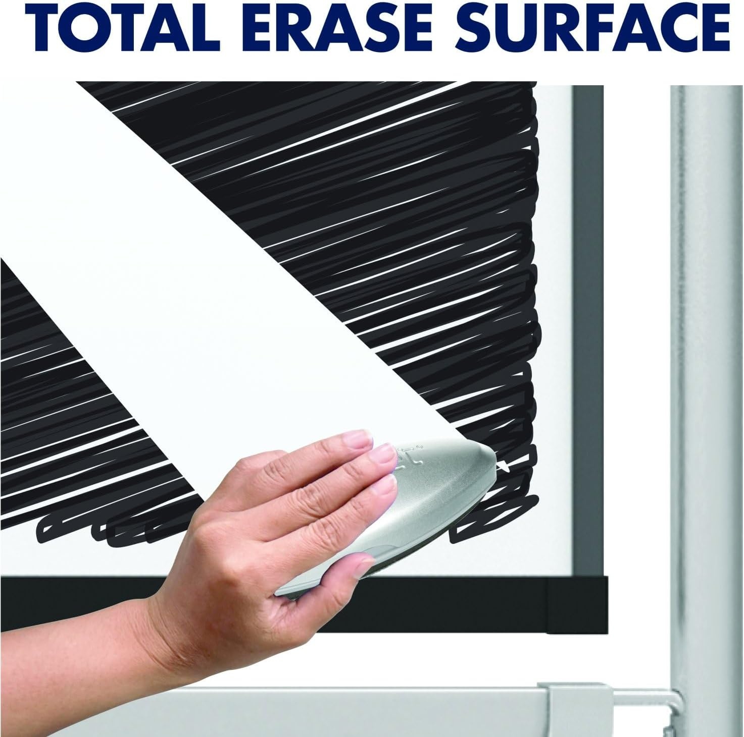 image:imageQuartet Easel Magnetic WhiteboardFlipchart 3 x 2 Compass Mobile Presentation Graphite Frame ECM32EU48W x 36H