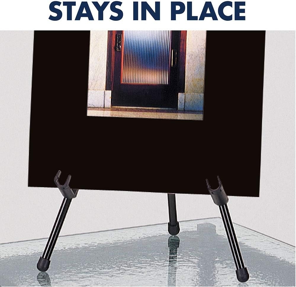 image:imageQuartet Easel Tabletop Instant 14 High Supports up to 5 lbs Portable amp Collapsible Black 28EEach Pack of 12