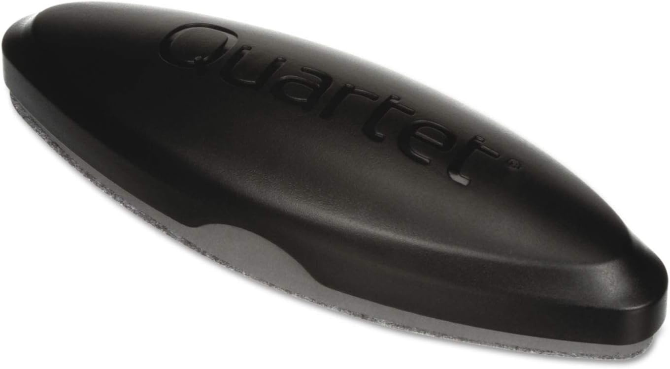 image:imageQuartet Eraser 2in1 WhiteboardChalkboard Magnetic 612x138 Oval Black BFEB2612 x 138