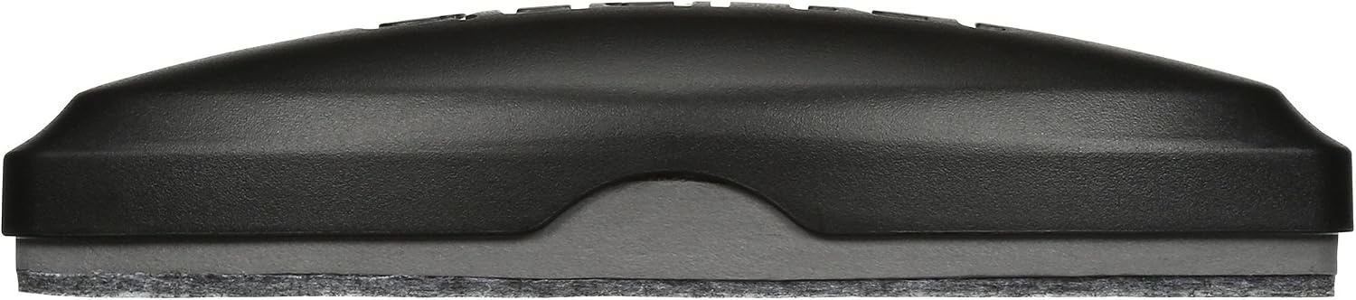 image:imageQuartet Eraser 2in1 WhiteboardChalkboard Magnetic 612x138 Oval Black BFEB2612 x 138 Pack of 12