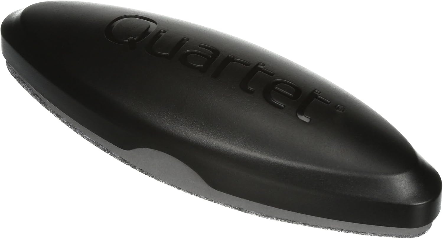 image:imageQuartet Eraser 2in1 WhiteboardChalkboard Magnetic 612x138 Oval Black BFEB2612 x 138 Pack of 12