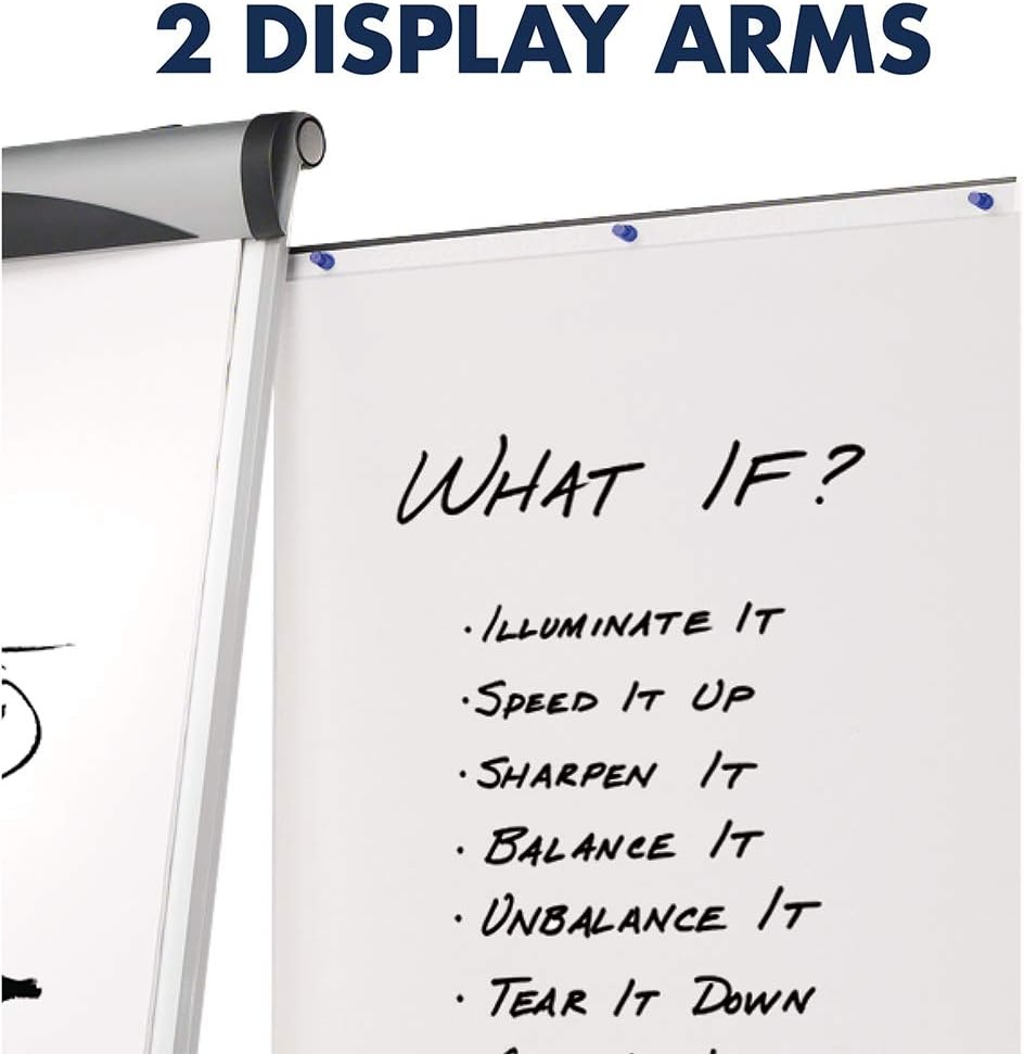 image:imageQuartet Euro Magnetic Dry Erase Presentation Easel 27 x 39 Inches EU500E