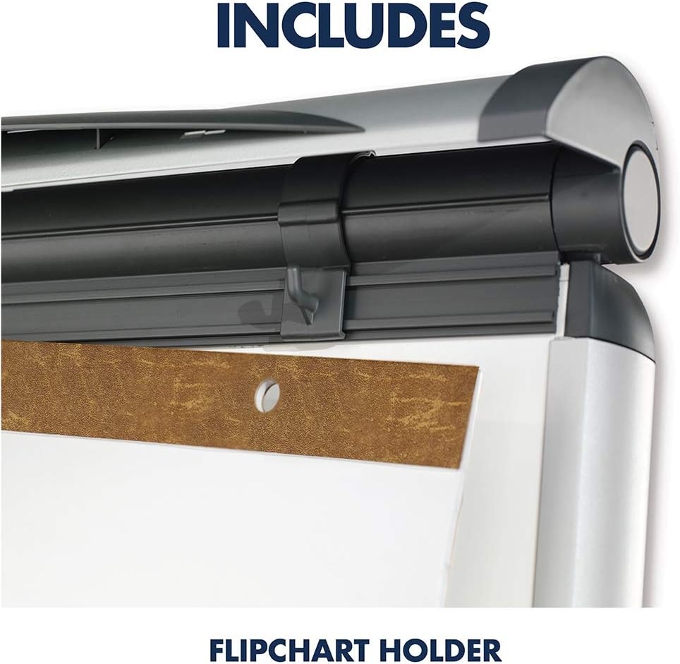 image:imageQuartet Euro Magnetic Dry Erase Presentation Easel 27 x 39 Inches EU500E