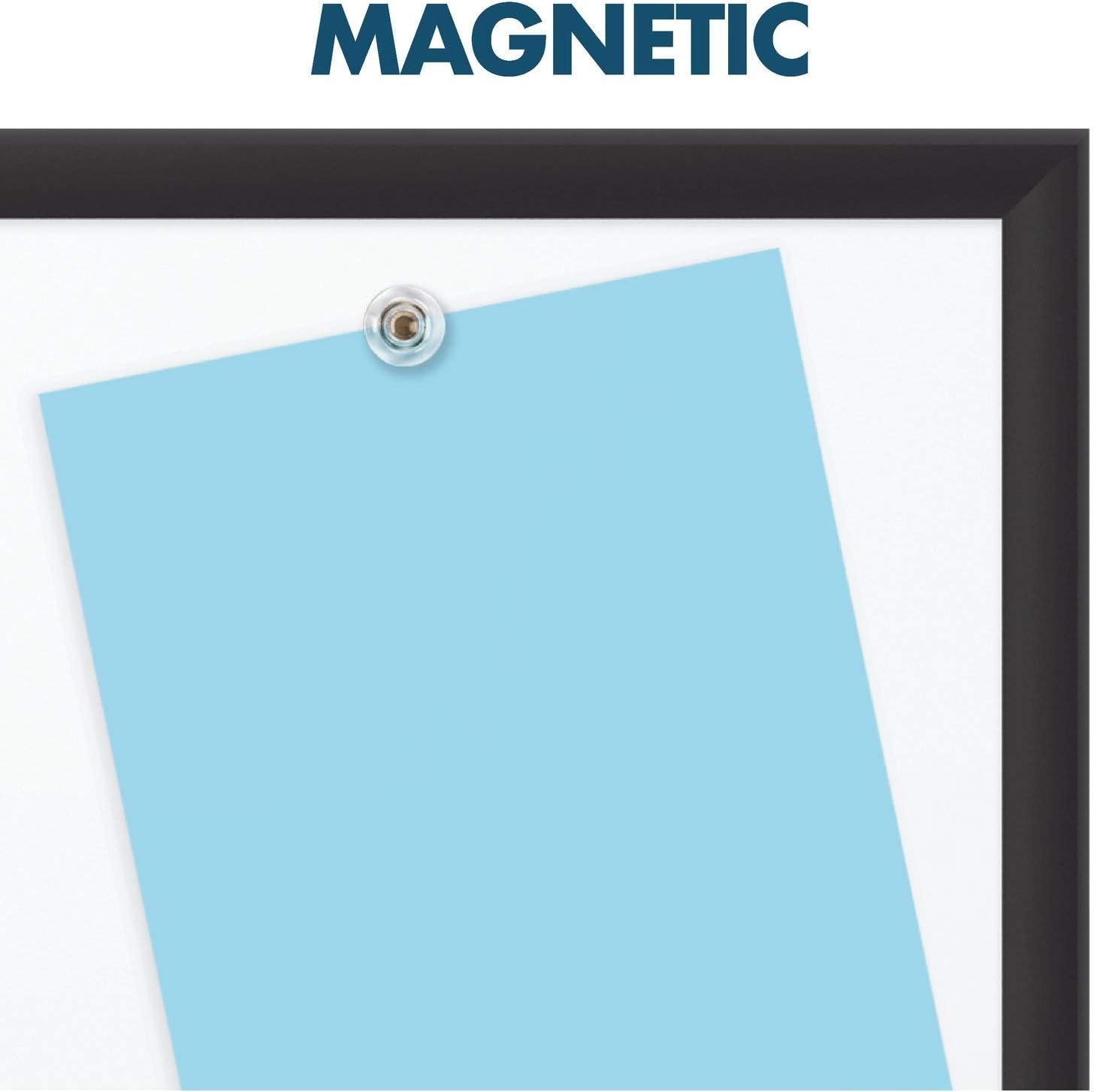 image:imageQuartet Magnetic Porcelain Whiteboard 5 x 3 White Board Premium Duramax Black Aluminum Frame 2545BBlack