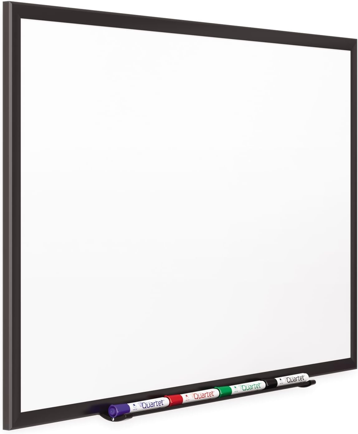 image:imageQuartet Magnetic Porcelain Whiteboard 5 x 3 White Board Premium Duramax Black Aluminum Frame 2545BBlack