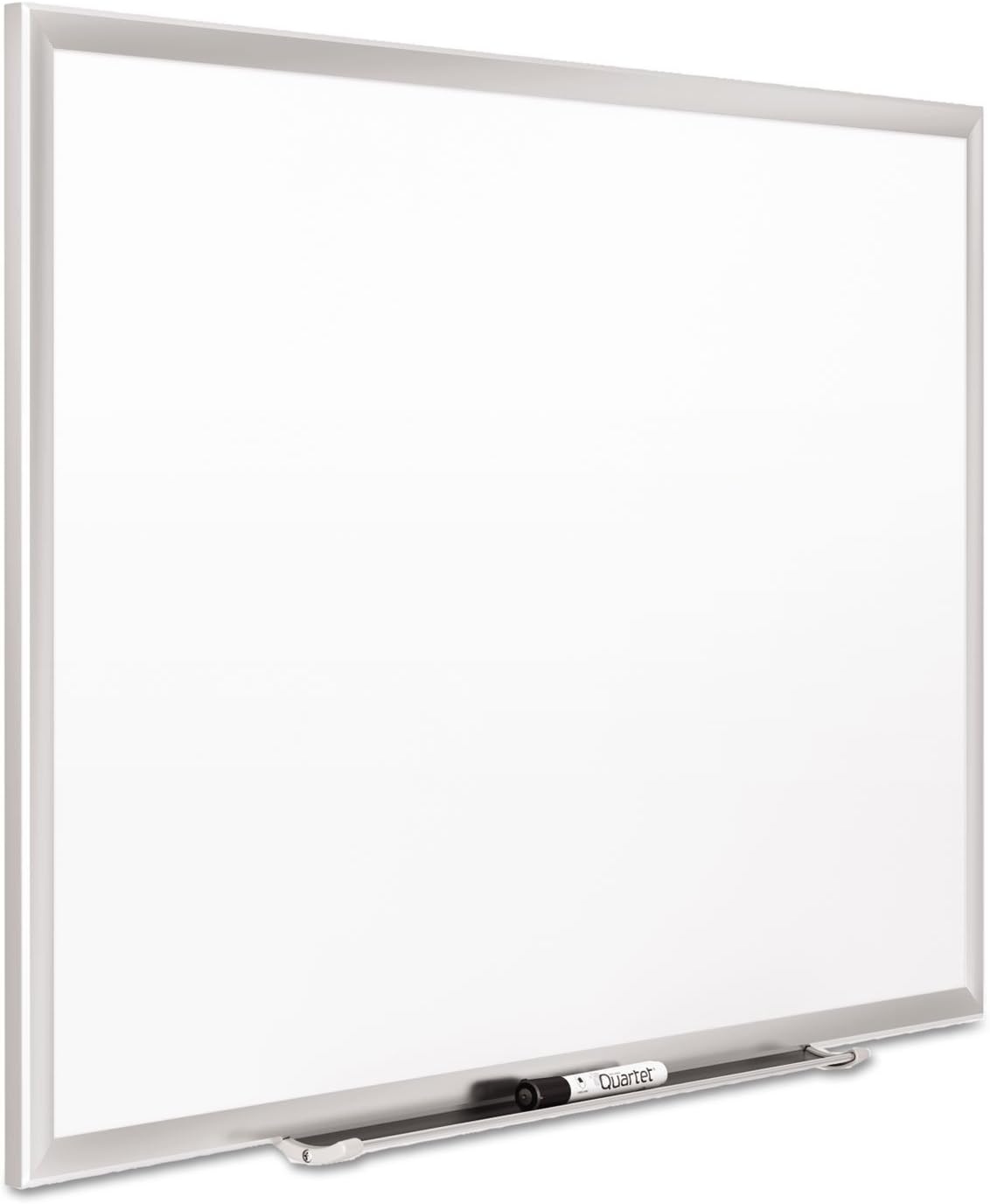 image:imageQuartet Magnetic Porcelain Whiteboard 5 x 3 White Board Premium Duramax Black Aluminum Frame 2545BSilver