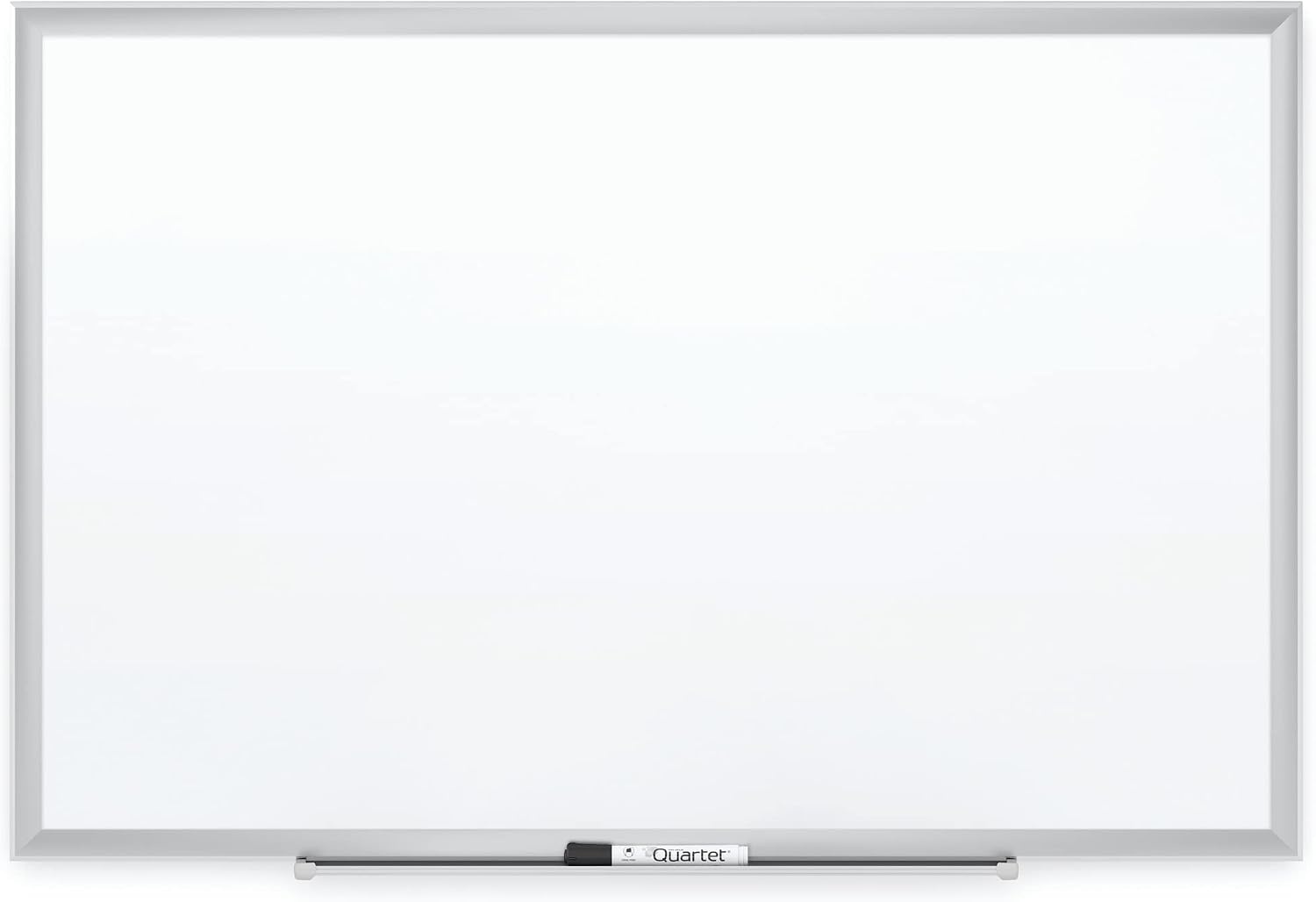 image:imageQuartet Magnetic Porcelain Whiteboard 5 x 3 White Board Premium Duramax Black Aluminum Frame 2545BSilver