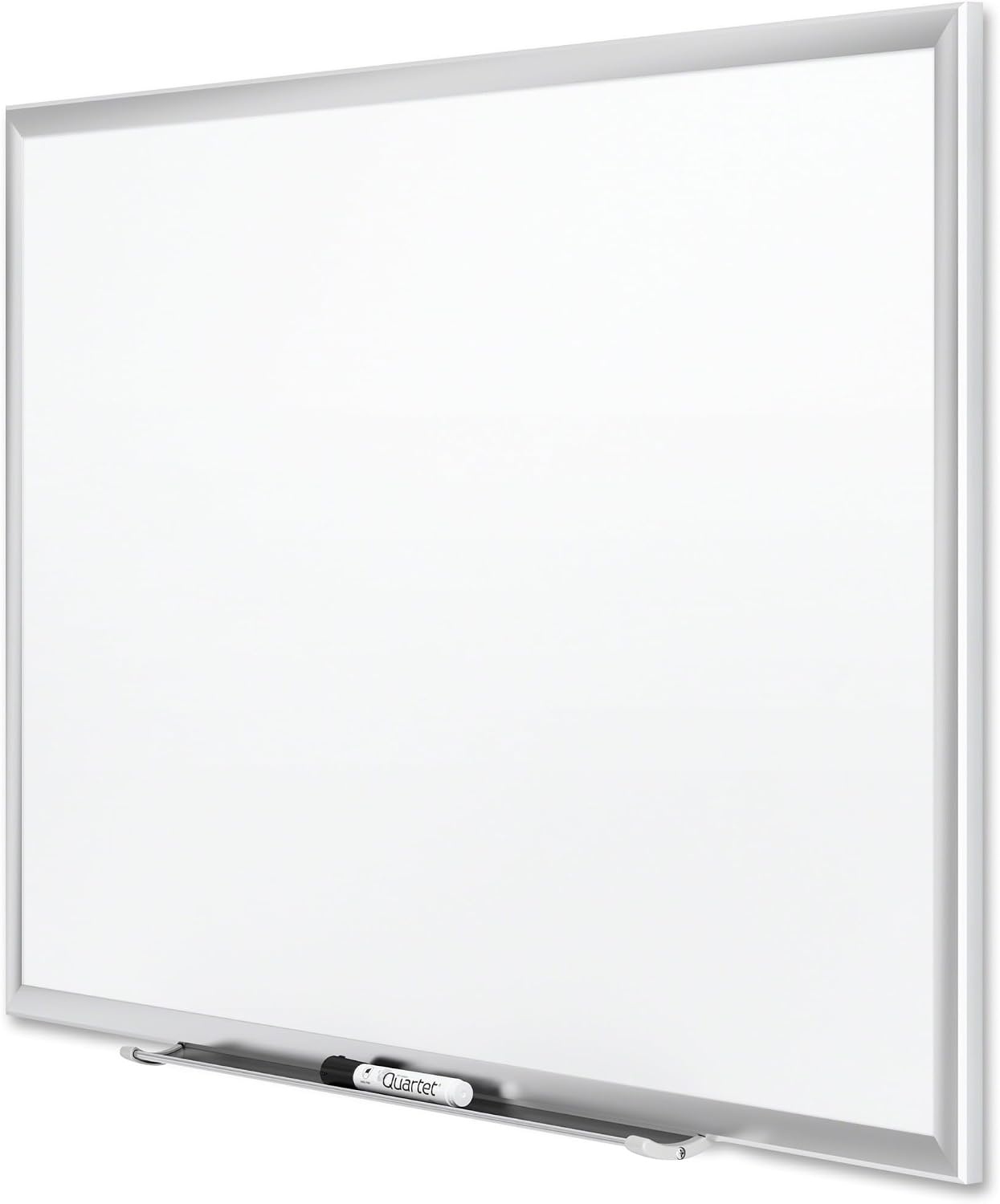 image:imageQuartet Magnetic Porcelain Whiteboard 5 x 3 White Board Premium Duramax Black Aluminum Frame 2545BSilver